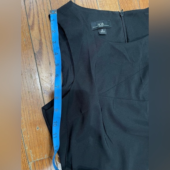 AGB Black Asymmetrical Sleeveless Dress - Picture 4 of 6